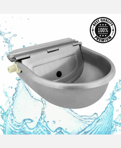 Stainless Pipe Water Trough Bowl Auto Drinking For Dog Horse Chicken Auto Fill