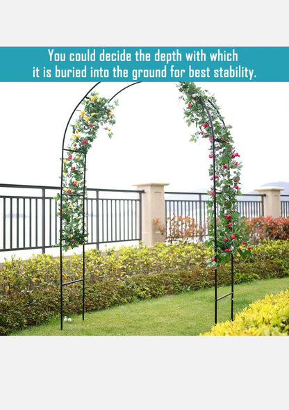 Garden Arch Climbing Plants Support Flower Arbour Pergola Trellis Archway Party