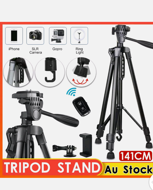 PROFESSIONAL CAMERA TRIPOD STAND MOUNT FOR DSLR GOPRO IPHONE SAMSUNG TRAVEL AU