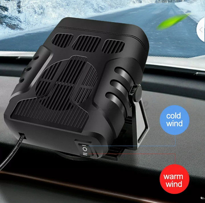 12V Portable Car Heater Fan Vehicle Ceramic Heating Defroster Demister Winter - Bright Tech Home