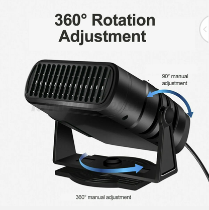 12V Portable Car Heater Fan Vehicle Ceramic Heating Defroster Demister Winter - Bright Tech Home