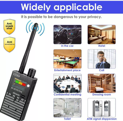 Anti-Spy Bug RF Camera Signal Detector for GSM Listening Device GPS