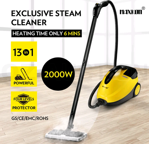 13in1 Steam Cleaner Mop High Pressure Steamer Carpet Floor Window w/ Accessories - Bright Tech Home