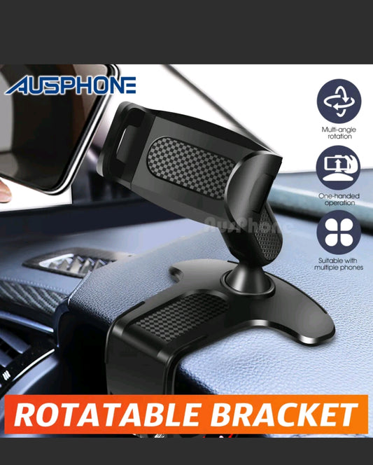 360° Universal Clamp Dashboard Mobile Car Smart Phone Holder Mount Stand Cradle