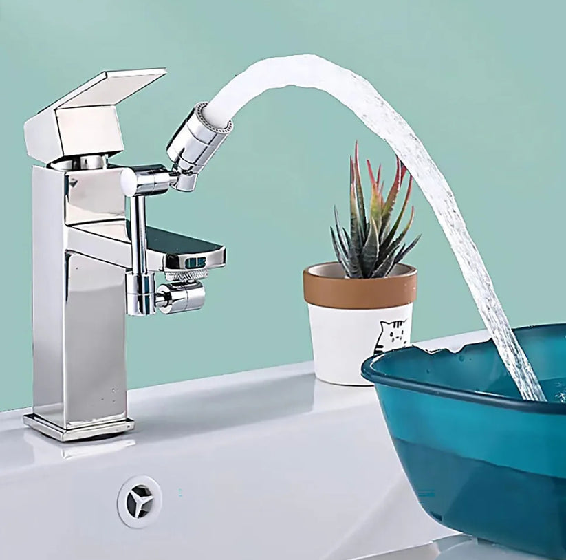 1080° Swivel Extension Faucet Aerator Rotate Robotic Arm Tap Extender Universal