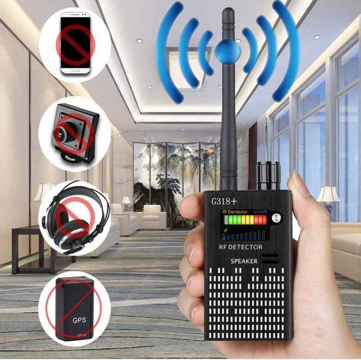 Anti-Spy Bug RF Camera Signal Detector for GSM Listening Device GPS