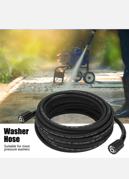 49ft Replacement Car High Pressure Washer Hose M22 Connector Water Cleaning Pipe