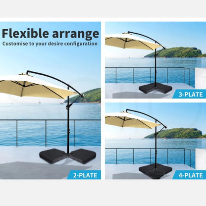 Mountview 3M Outdoor Umbrella Cantilever Umbrellas Base Stand Garden Patio Beach