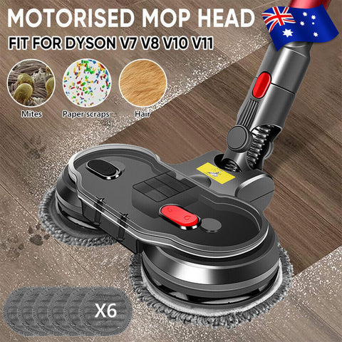 Electric Motorised Mop Head for Dyson V7 V8 V10 V11 Vacuum Cleaners Spare Part - Bright Tech Home
