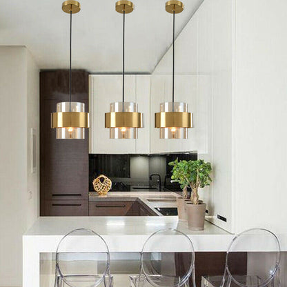 Glass Lamp Kitchen Pendant Light Modern Ceiling Lights Gold Chandelier Lighting - Bright Tech Home