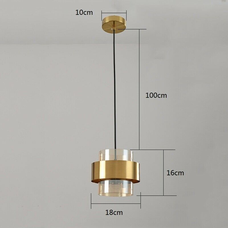 Glass Lamp Kitchen Pendant Light Modern Ceiling Lights Gold Chandelier Lighting - Bright Tech Home