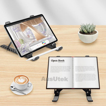 Ergonomic Portable Adjustable Laptop Stand Foldable Desktop Tripod Tray Holder - Bright Tech Home