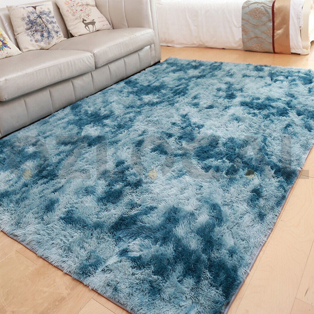 Floor Rug Rugs Fluffy Area Carpet Shaggy Soft Large Pads Living Room Bedroom Pad - Bright Tech Home