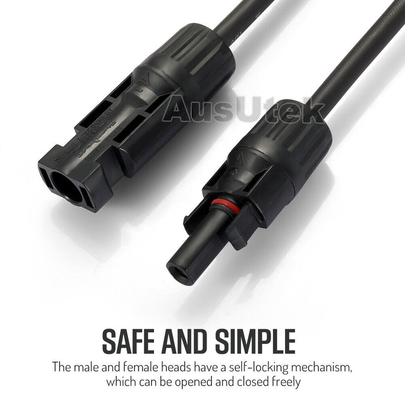 1 Pair Solar Y Connector Cable Plug Inline Solar PV Panel IP67 2 connection AU - Bright Tech Home