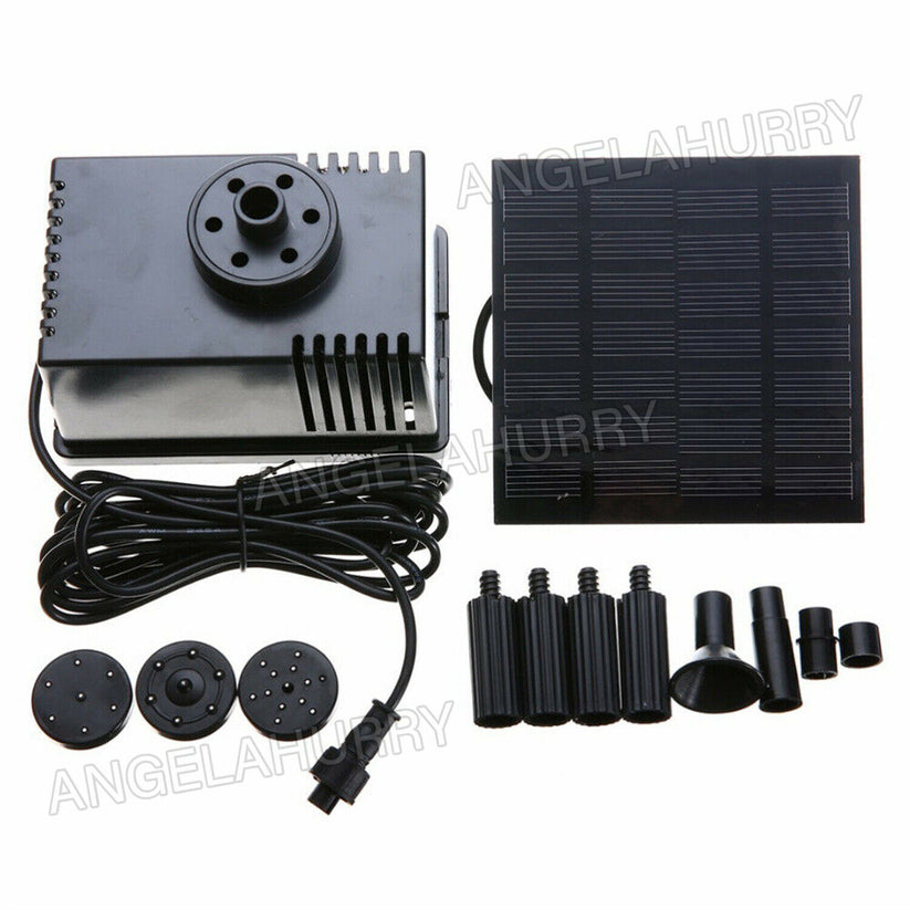 180L/H Solar Fountain Pump Kit Water Pump For Pool Pond Garden Sponge Filter NEW - Bright Tech Home