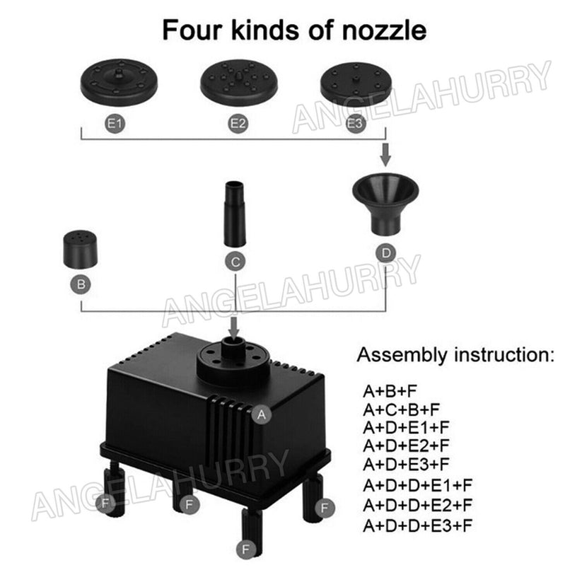 180L/H Solar Fountain Pump Kit Water Pump For Pool Pond Garden Sponge Filter NEW - Bright Tech Home