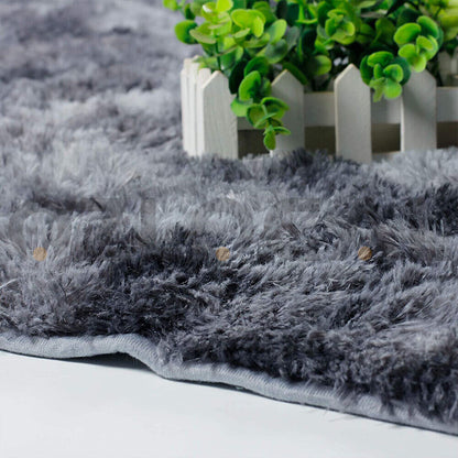 Floor Rug Rugs Fluffy Area Carpet Shaggy Soft Large Pads Living Room Bedroom Pad - Bright Tech Home