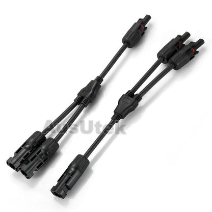 1 Pair Solar Y Connector Cable Plug Inline Solar PV Panel IP67 2 connection AU - Bright Tech Home