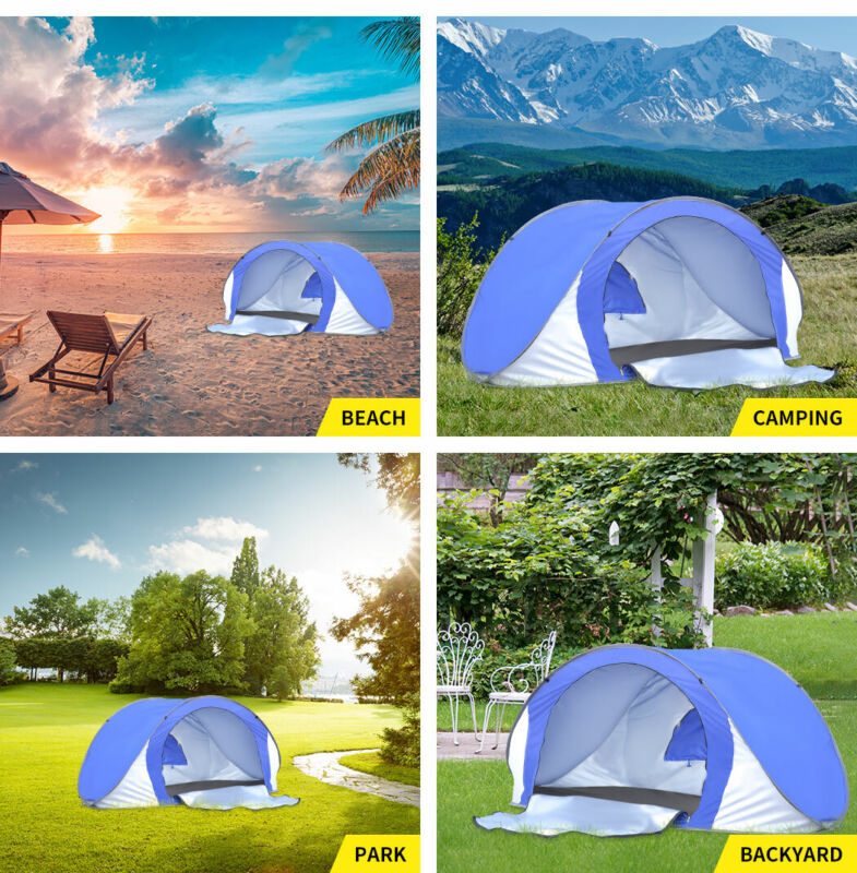 Mountview Pop Up Tent Beach Camping Tents 2-3 Person Hiking Portable Shelter - Bright Tech Home