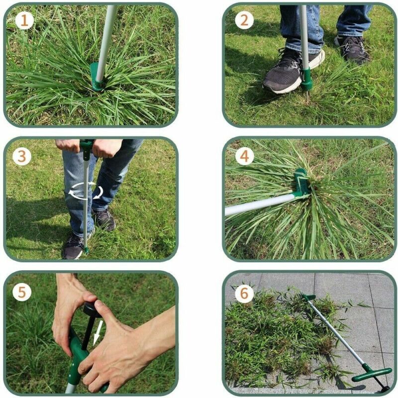 Weed Puller Weeder Twister Twist Pull Garden Lawn Root Killer Remover Tool AU - Bright Tech Home