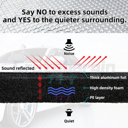 1Mx5M Sound Deadener Roller Car Insulation Mat Heat Shield Noise Adhesive Foam - Bright Tech Home