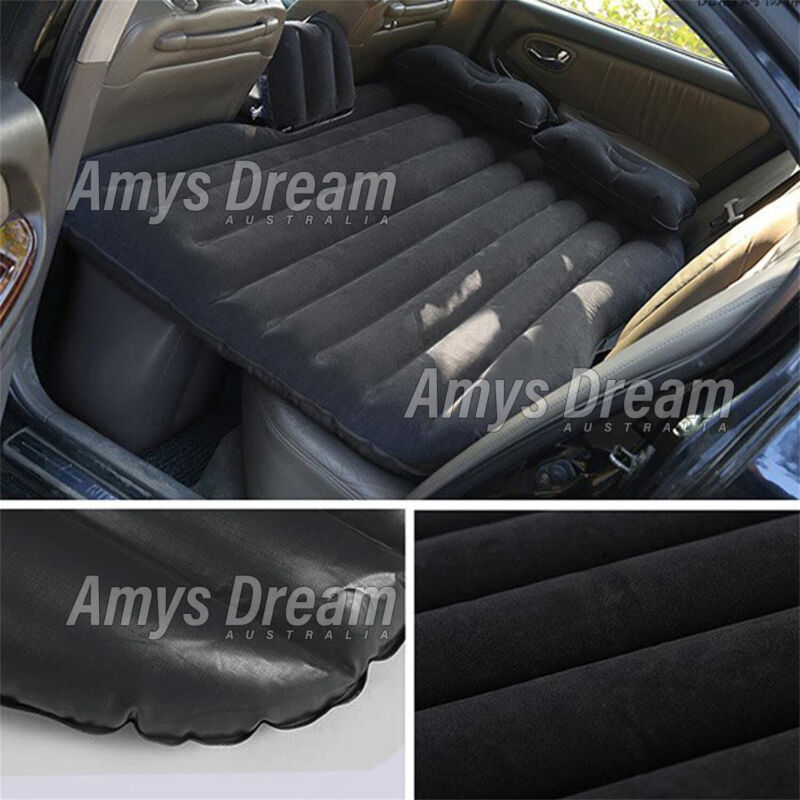 INFLATABLE CAR BACK SEAT MATTRESS PORTABLE TRAVEL CAMPING SOFT REST AIR BED MEL - Bright Tech Home