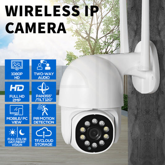 Security Camera System Wifi 1080P Waterproof Outdoor Night Vision 2.4GHz - Bright Tech Home